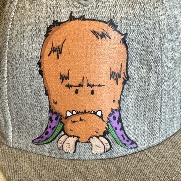110 one ten wool blend funky weird animal character‎ baseball cap hat - Picture 2 of 5